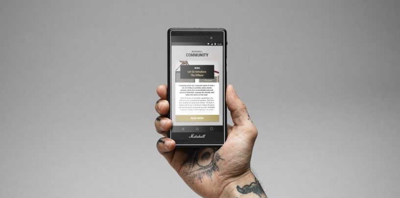 Marca de amplificadores Marshall lança smartphone