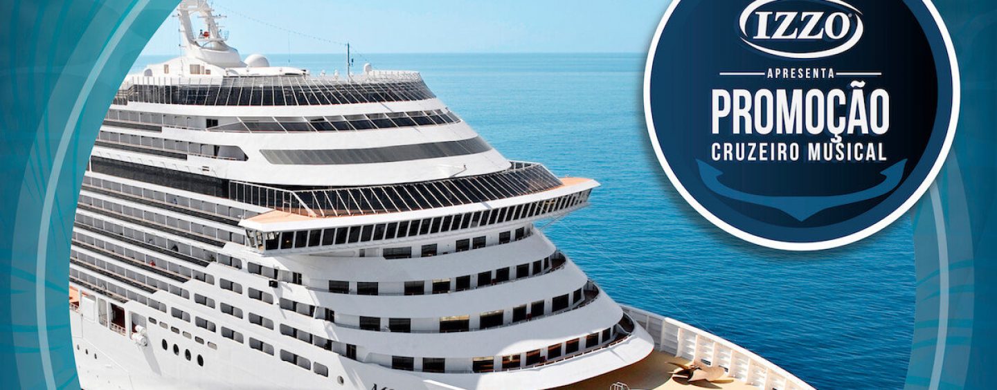 Ação da Izzo Musical leva mais de 40 passageiros para cruzeiro paradisíaco