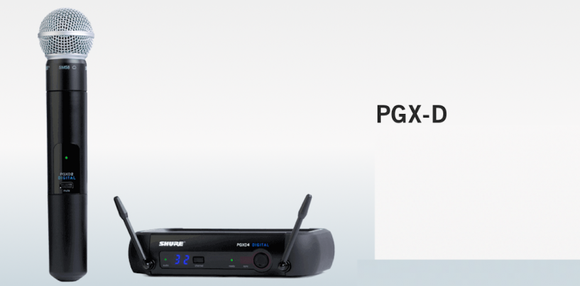 Sistema sem fio Shure PGX-D
