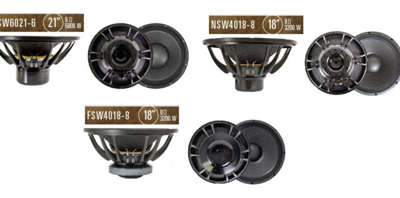 Eminence tem novos subwoofers Tour Grade Speaker