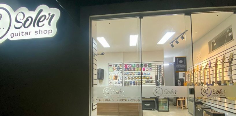 R. Soler Guitar Shop abre suas portas em Presidente Prudente/SP