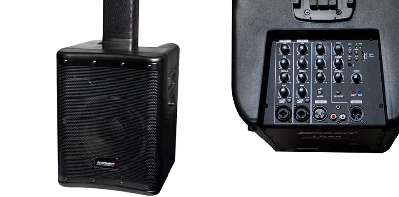 Novo sistema de som vertical portátil Lexsen LPA8