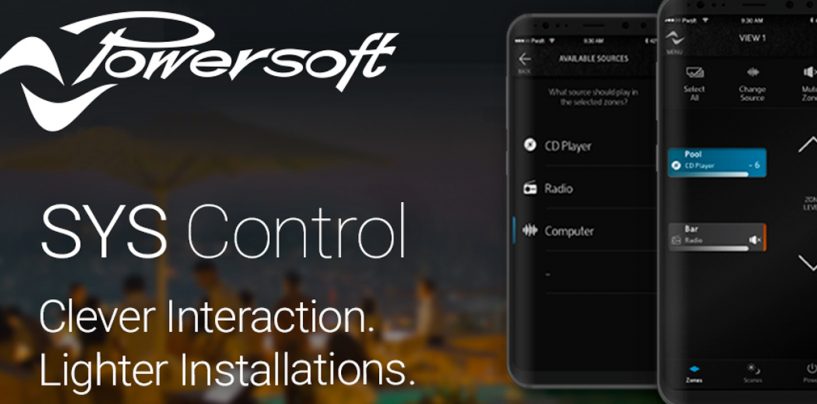 Powersoft apresentou o Sys Control App