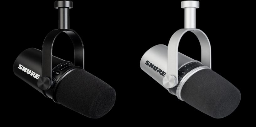 Novo microfone para podcast MV7 da Shure