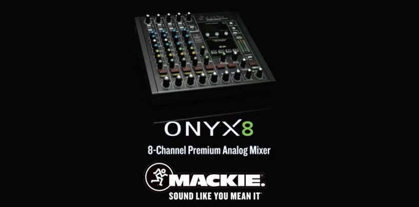 Mixer analógico Onyx8 da Mackie