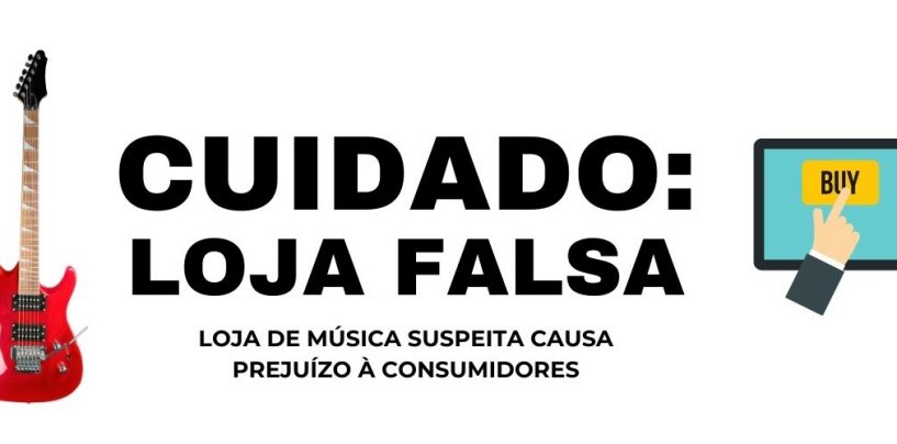 Loja de instrumentos musicais suspeita causa prejuízo à consumidores