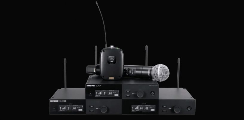 Sistema sem fio digital SLX-D da Shure tem novos recursos