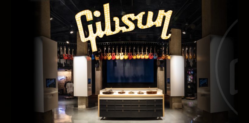 Loja física Gibson Garage será inaugurada em Tennessee