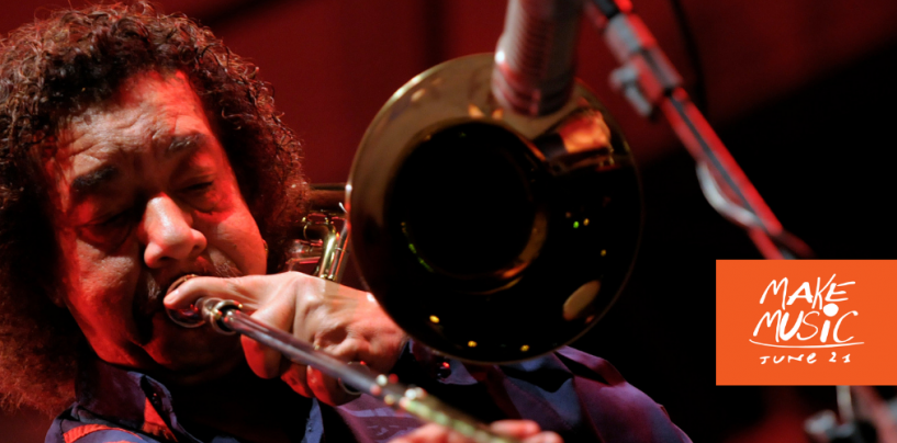 Make Music Day: trombonista Raul de Souza é homenageado