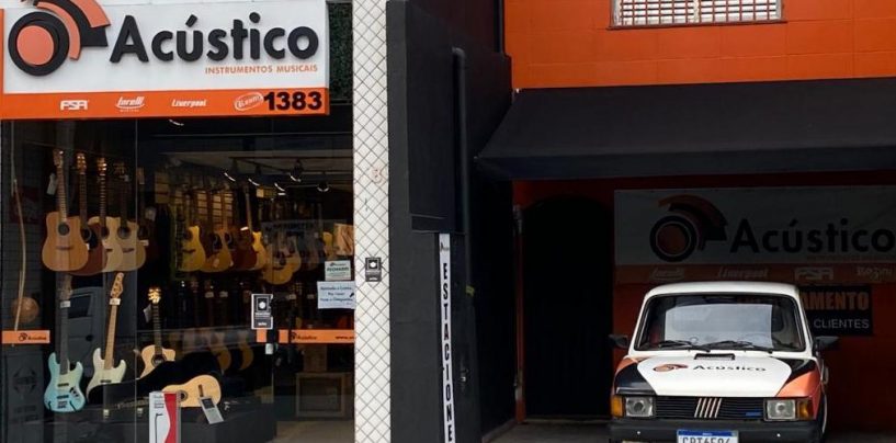 Loja: O Acústico cresce em vendas on-line e reforma loja física