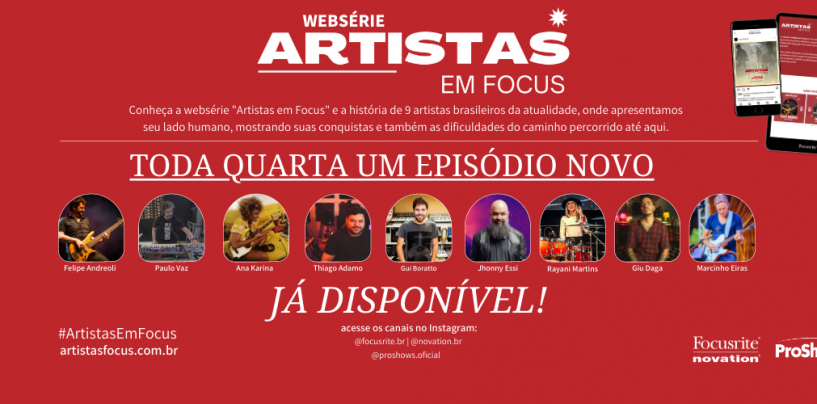 ProShows, Focusrite e Novation apresentam websérie