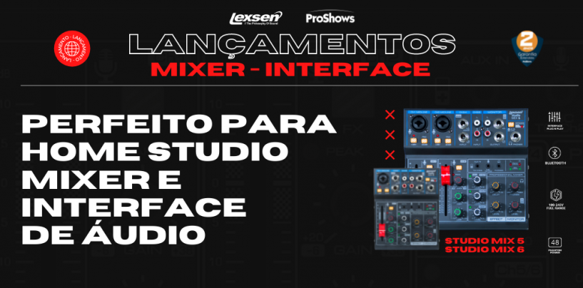 ProShows disponibiliza novos mixers Studio Mix da Lexsen
