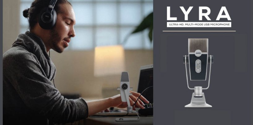 Microfone AKG Lyra, protagonista do seu universo criativo