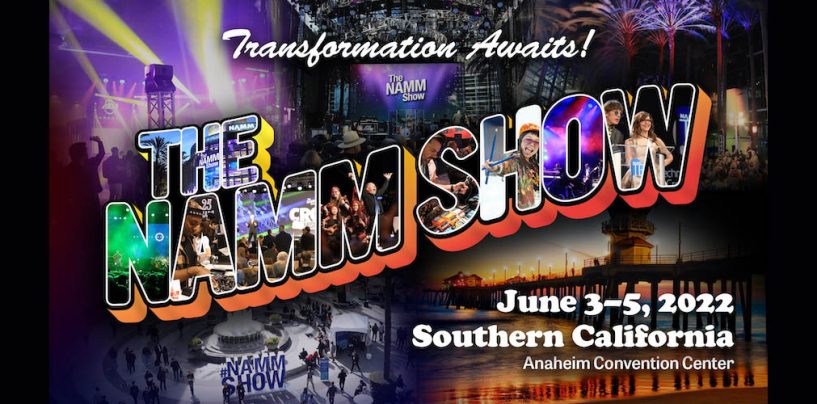 NAMM Show 2022 será realizado de 3 a 5 de junho