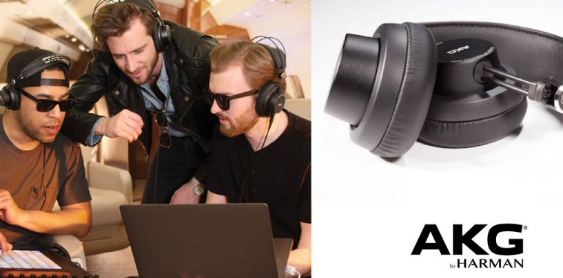 Fone de ouvido profissional AKG K275 dobrável para estúdio e ao vivo
