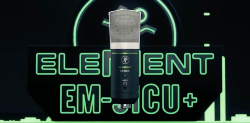 Mackie lança microfone USB EleMent para criação de conteúdo