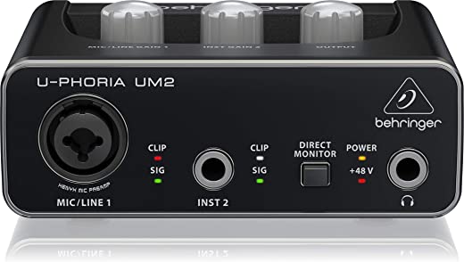 Behringer UM2 Interface de Áudio USB