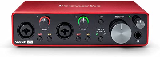 Focusrite SCARLETT 2I2 Interface de Áudio