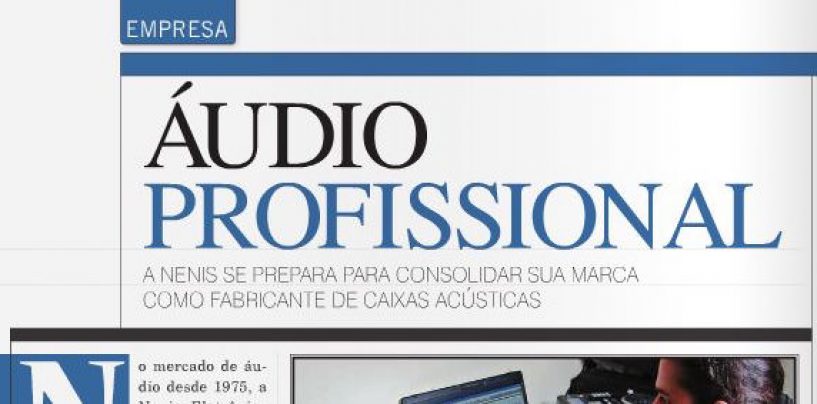 Nenis Eletrônica: caixas acústicas em linha