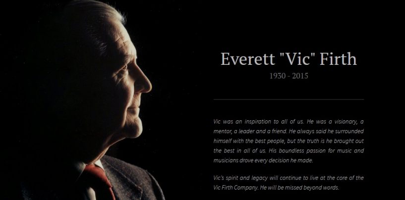 Vic Firth: Falece seu fundador
