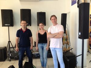 Fábio, Luana e Toni na Studio A