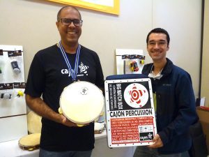 Rafael Gomes e Rodrigo Araújo da Cajon Percussion