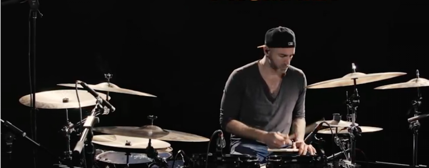 Matt Halpern e sua baqueta assinada Hickory Matt Halpern Wood Tip da Promark