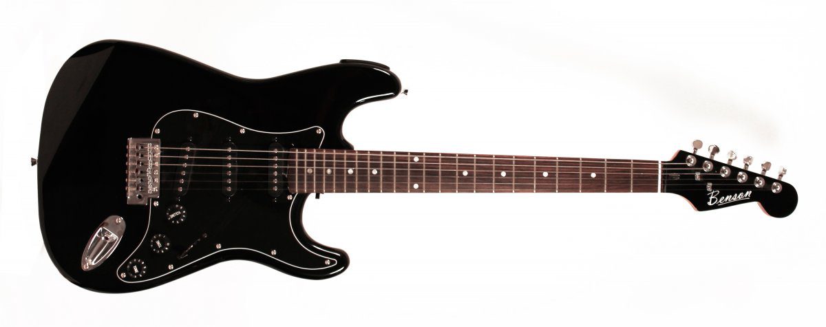 Stratocaster Benson All Black Tuner