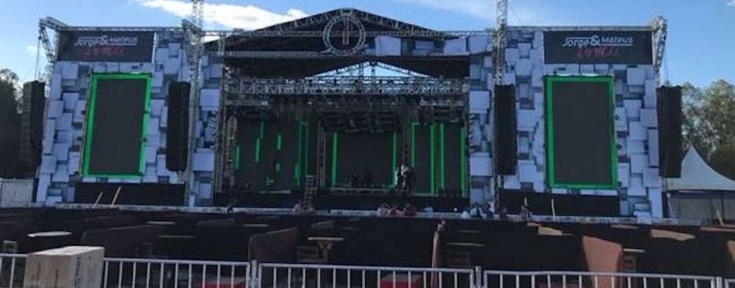 Show da dupla Jorge & Matheus estreou sistema de som com amplificadores Powersoft