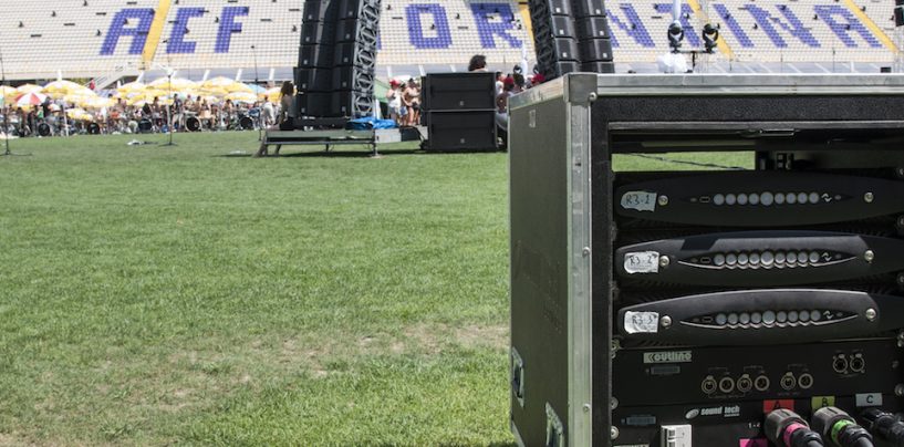 Powersoft e Outline se unem no Rockin’ 1000