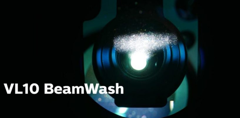 Nova luz VL10 BeamWash da Philips Vari-Lite