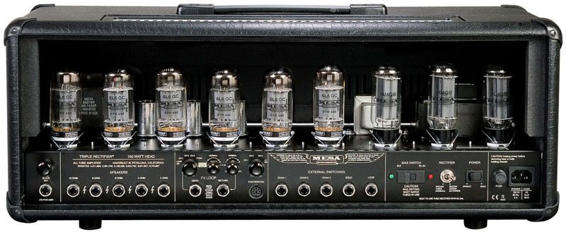 Valvulas do amplificador Mesa Boogie dual rectifier