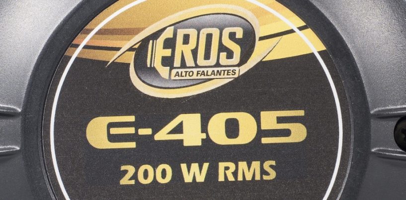 Conheça o driver E-405 da Eros Alto-Falantes