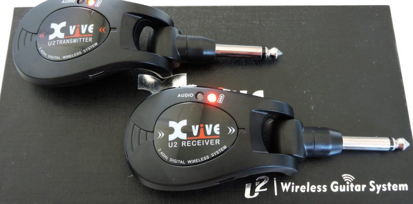 Transmissor wireless Xvive U2 para guitarra, baixo, violão ou violino elétrico