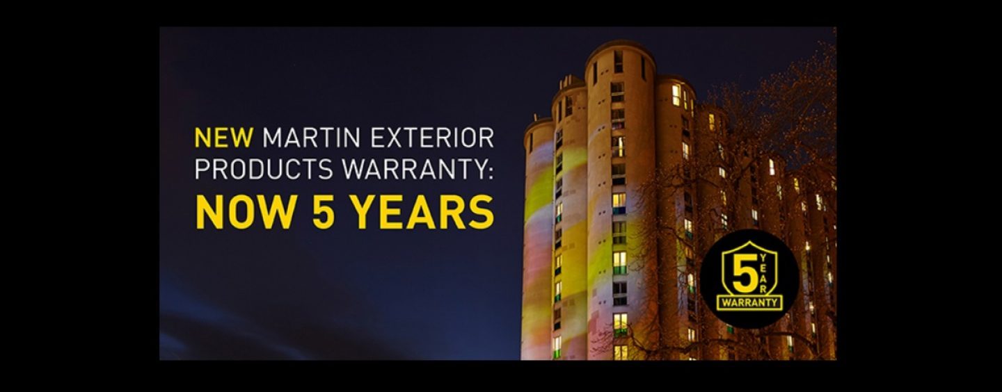 Martin Lighting oferece garantia de 5 anos