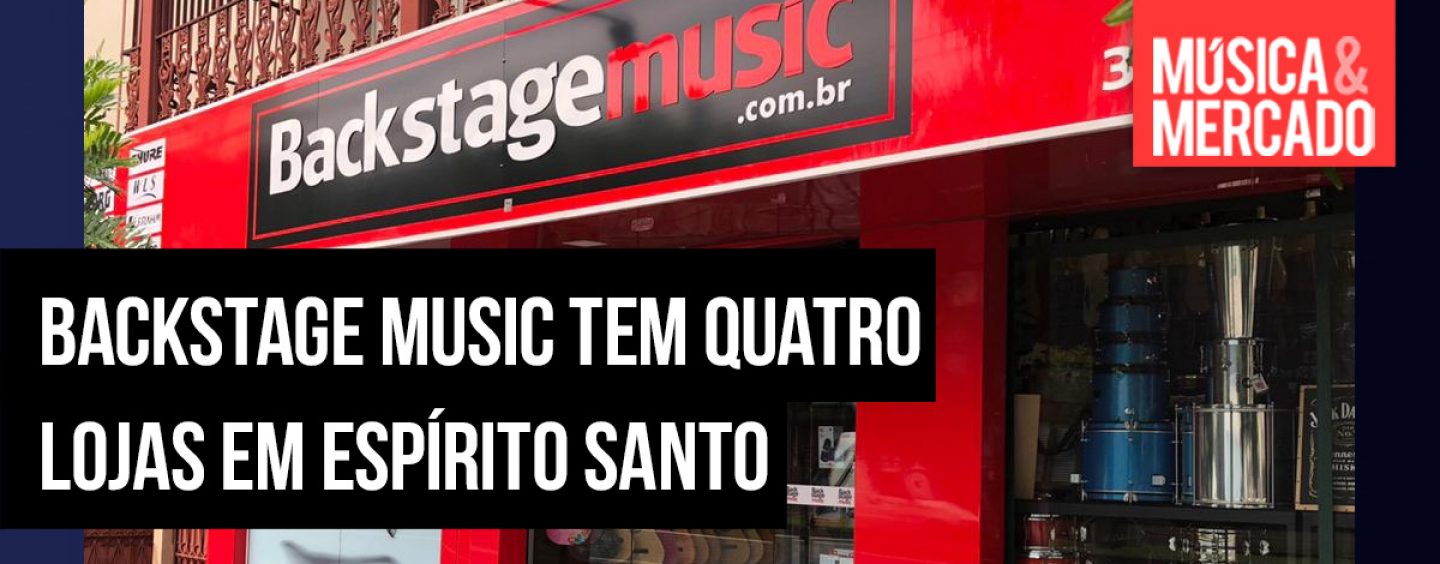 Loja: Backstage Music visa o bom atendimento