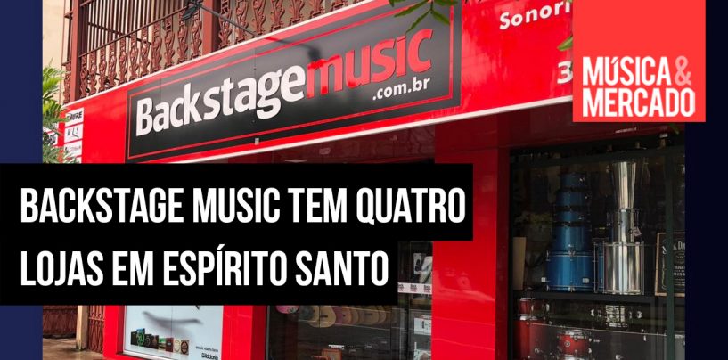 Loja: Backstage Music visa o bom atendimento