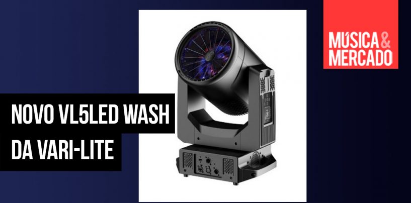 O moving VL5LED Wash da Vari-Lite estará disponível em breve