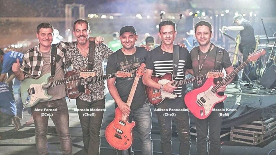 Da esquerda para direita Alex Fornari Marcelo Modesto Natan Protásio Adilson Pascoalini e Márcio Kwen foto por @betolk