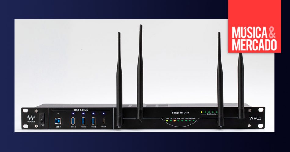 Waves Stage Router Waves está distribuindo o WRC-1 WiFi Stage Router | Música & Mercado