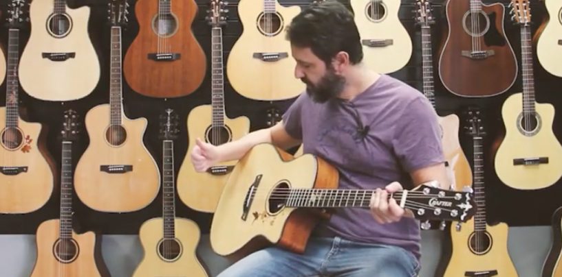 Violão KTB-Maho da série Anniversary Mahogany da Crafter