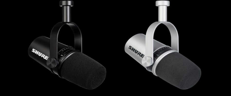 Novo microfone para podcast MV7 da Shure