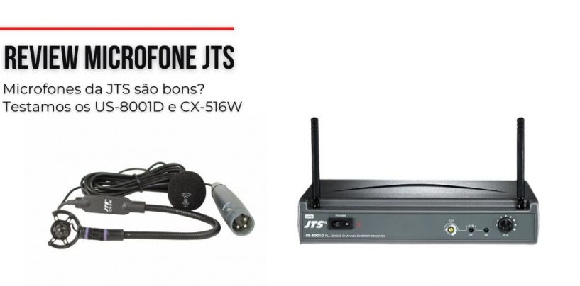 Microfones da JTS são bons? Testamos os US-8001D e CX-516W