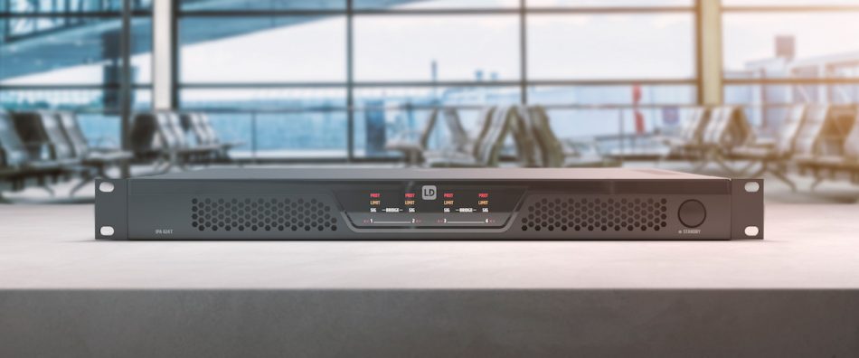 Série de amplificadores IPA da LD Systems para instalação