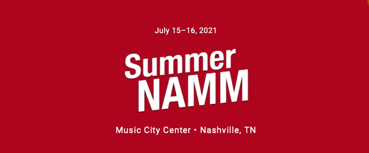 Summer NAMM fará evento presencial em Nashville Música & Mercado