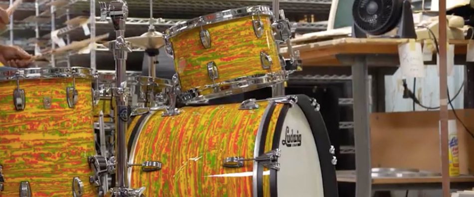Novos acabamentos para as baterias Ludwig