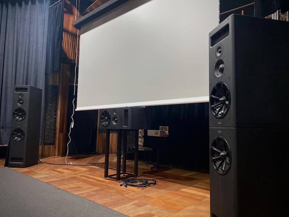 Sala Dolby ATMOS tomando forma