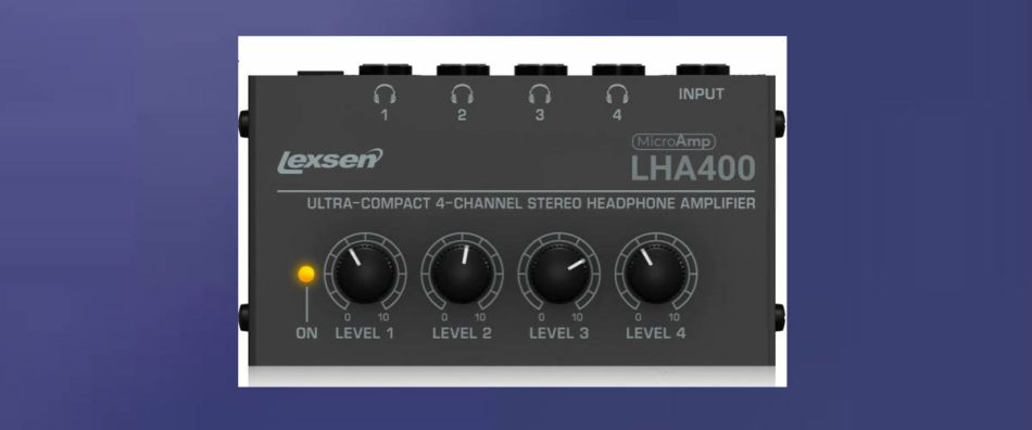 Disponível no mercado: LHA-400, o novo amplificador de fones de ouvido da Lexsen