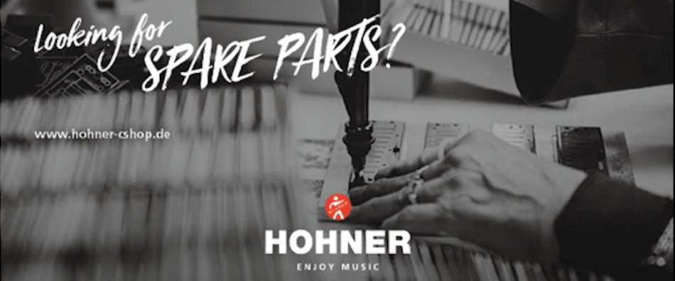 Novo e-commerce Hohner C-Shop para venda de peças de reposição