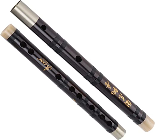 Bamboo Flute,Woodwind HandMade Wind Instrument Musical Instruments for Beginner(F Key)